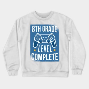 8th grade gamer Crewneck Sweatshirt